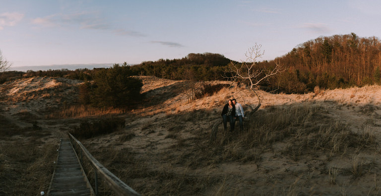 ferrysburg engagement photographer michigan 48