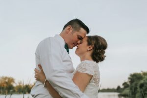 intimate backyard wedding