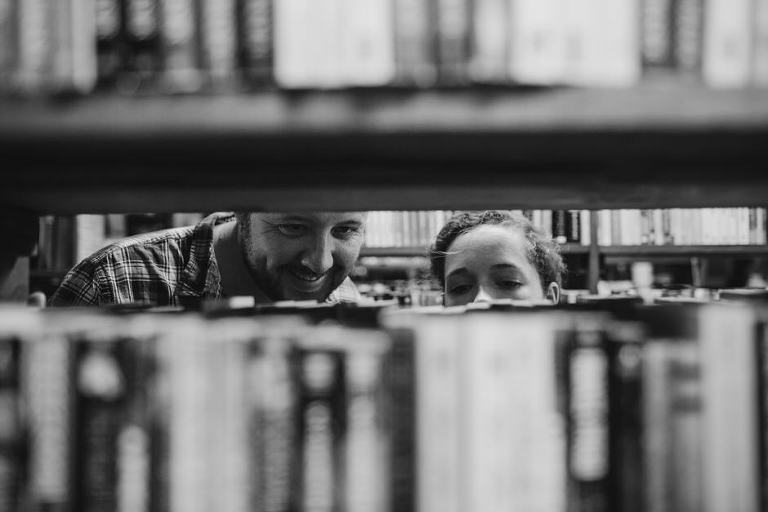 cute couple in books