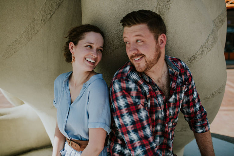 comerica park engagement photographer