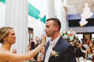 The Ballroom at McKaye Tower Wedding Cake in your face
