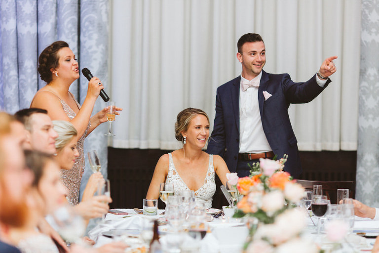 the ballroom at mckay tower wedding