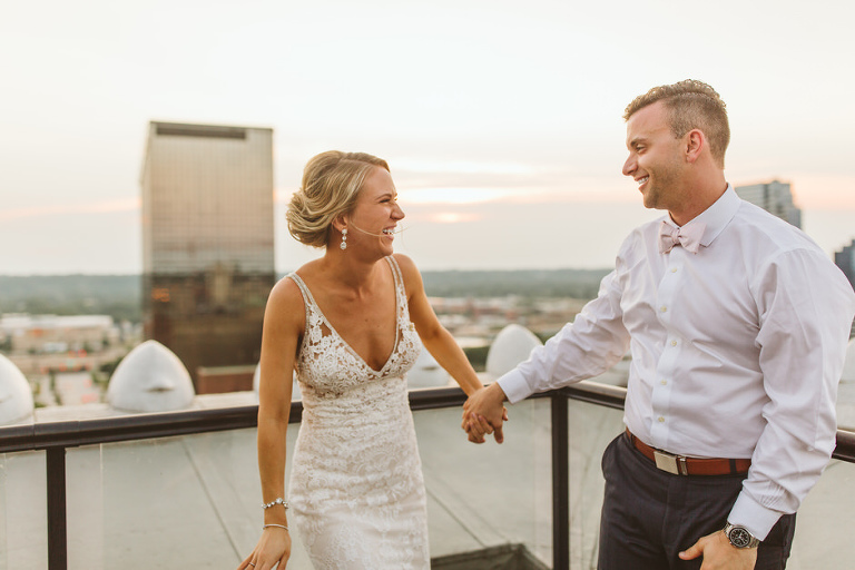 the ballroom at mckay tower wedding