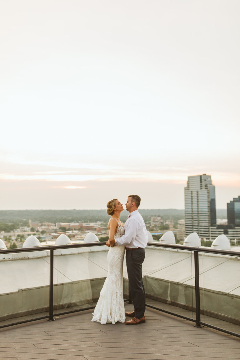 the ballroom at mckay tower wedding