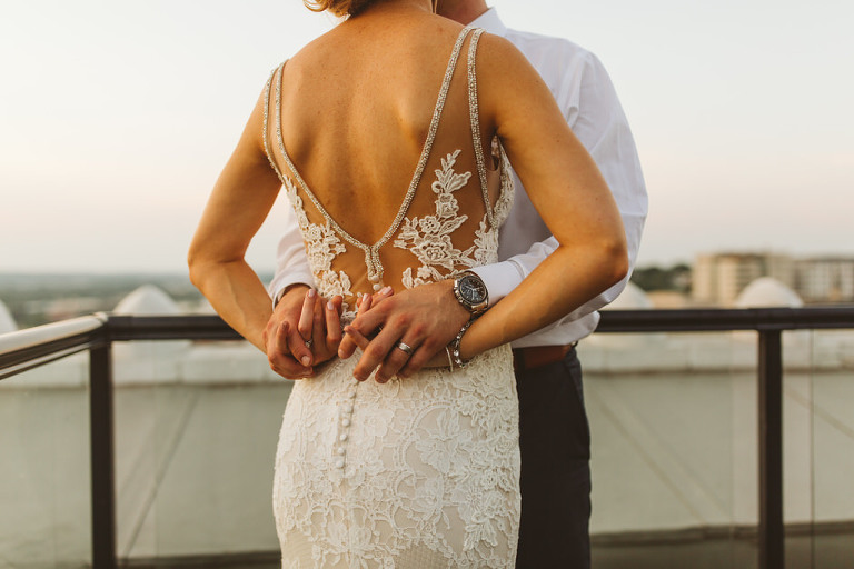 the ballroom at mckay tower wedding