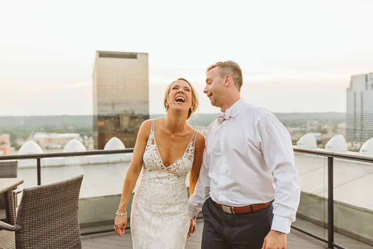 the ballroom at mckay tower wedding