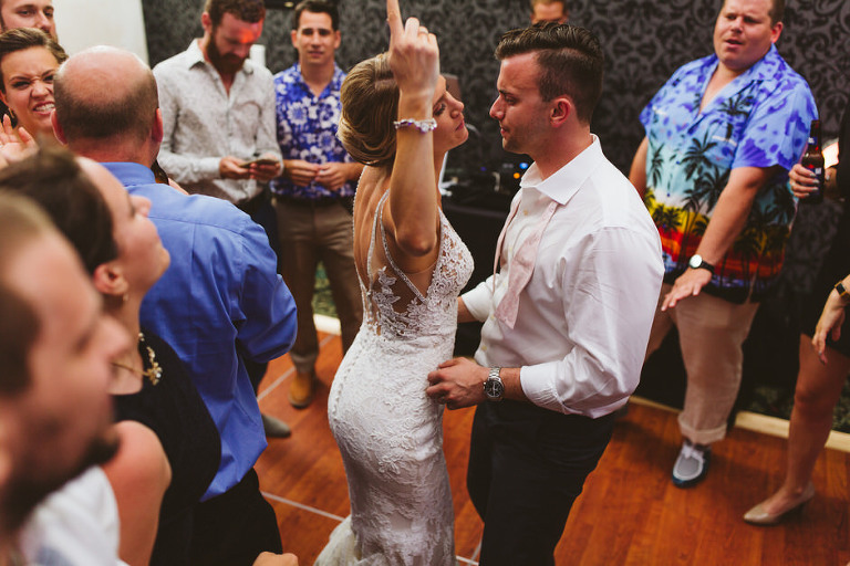 the ballroom at mckay tower wedding