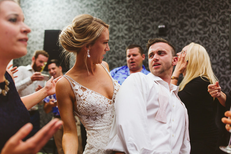 the ballroom at mckay tower wedding