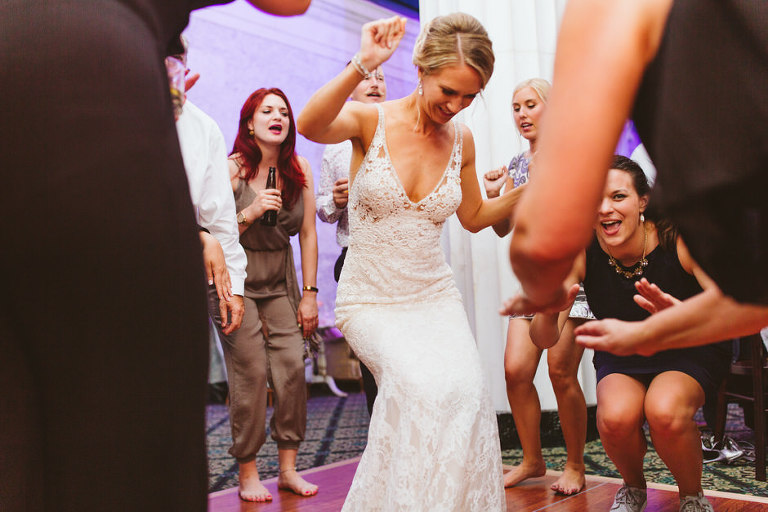 the ballroom at mckay tower wedding