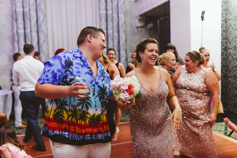 the ballroom at mckay tower wedding