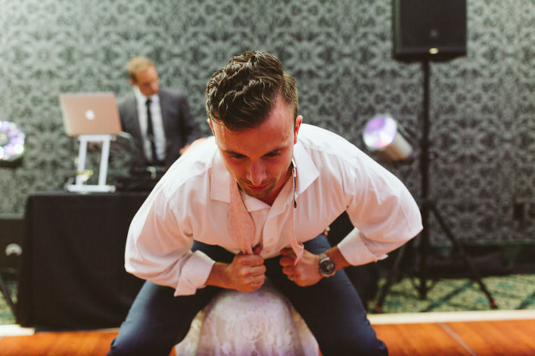 the ballroom at mckay tower wedding