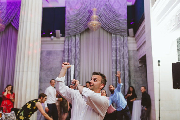 the ballroom at mckay tower wedding