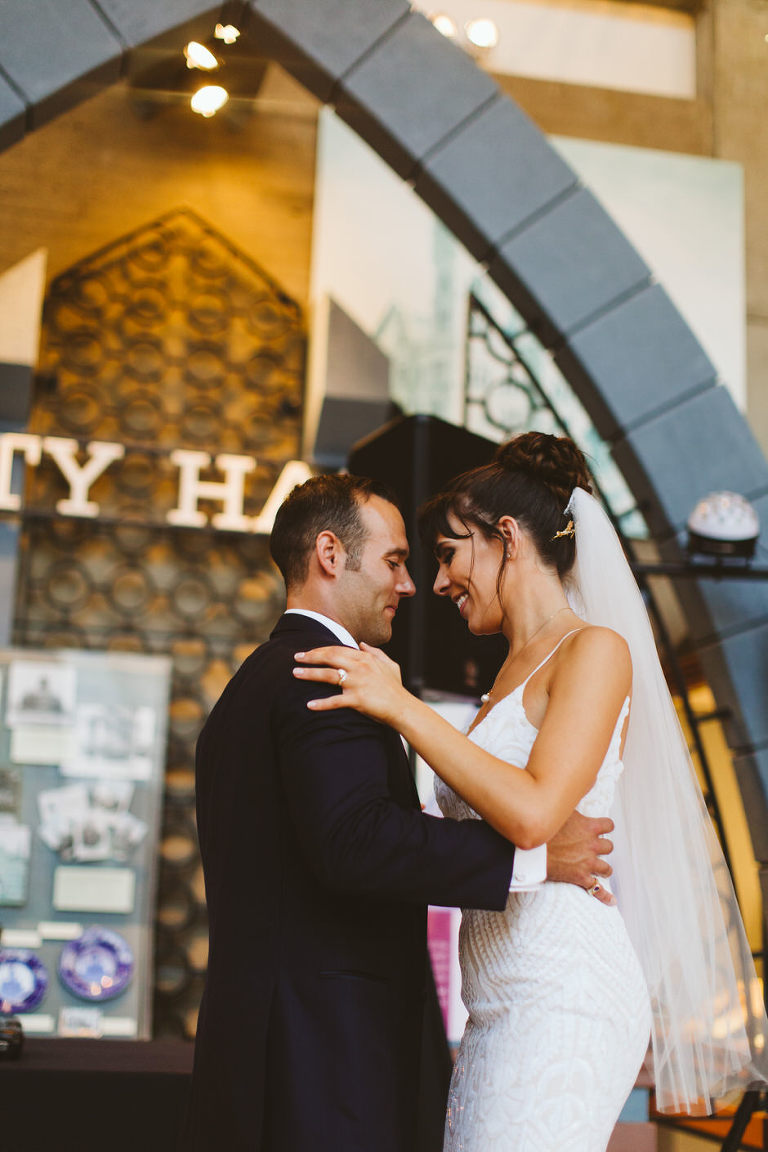 another first dance image at Grand Rapids Public Art Museum Wedding 